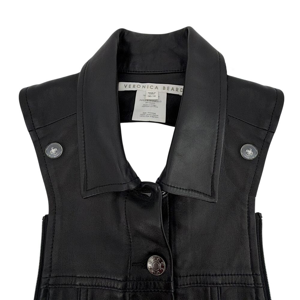 VERONICA BEARD Slate Dickey in Black Lamb Leather - Picture 5 of 7